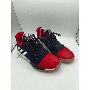 Adidas Harden Vol 3 Basketball Shoes Men's Size 10 Red Blue White Signature